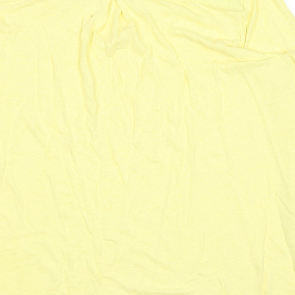 Balsamik Womens Yellow   Basic Blouse Size 22