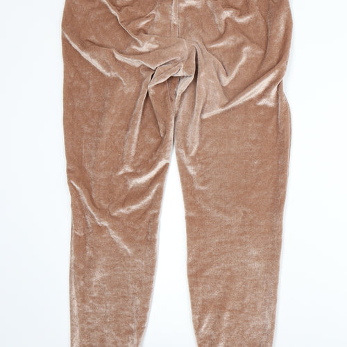 Souluxe Womens Brown   Sweatpants Trousers Size M L27 in