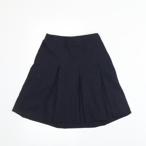 George Girls Blue   Pleated Skirt Size 6-7 Years