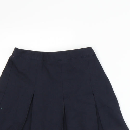 George Girls Blue   Pleated Skirt Size 6-7 Years