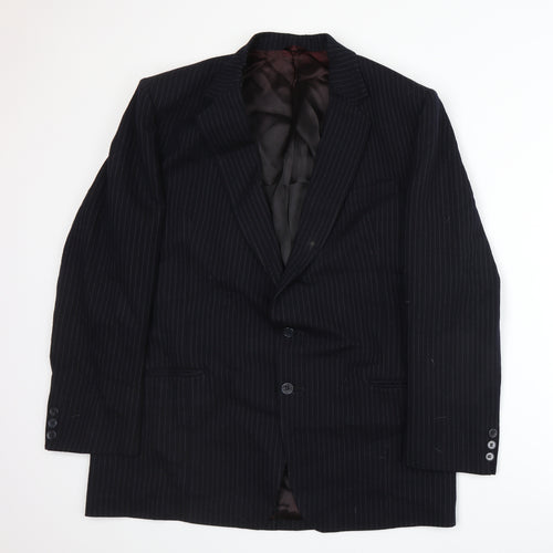 Preworn Mens Blue   Jacket Suit Jacket Size XL