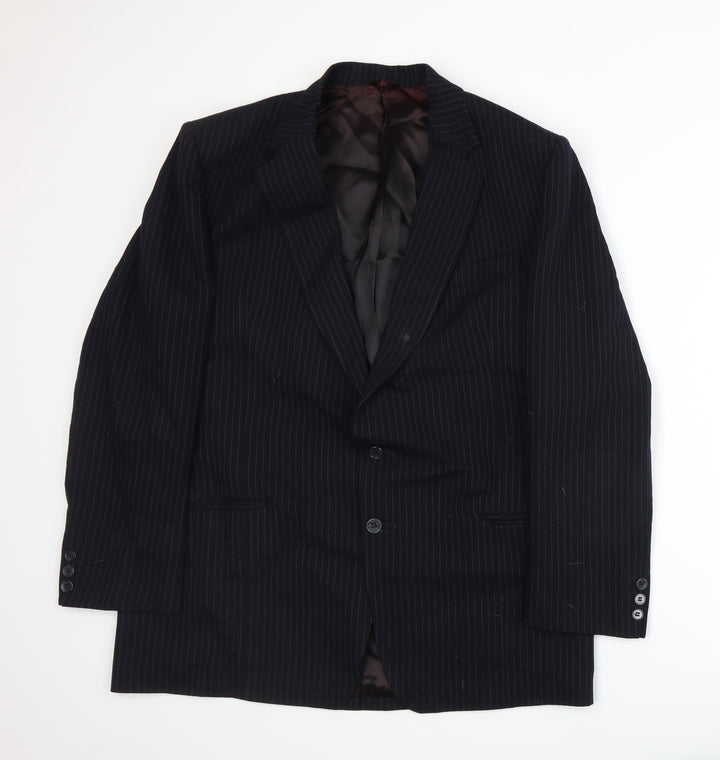 Preworn Mens Blue   Jacket Suit Jacket Size XL