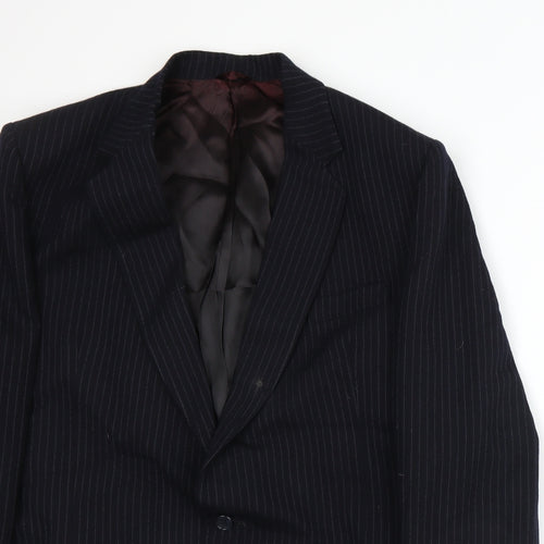 Preworn Mens Blue   Jacket Suit Jacket Size XL