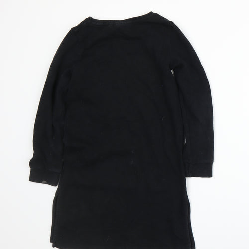 NEXT Girls Black   Basic T-Shirt Size 6 Years