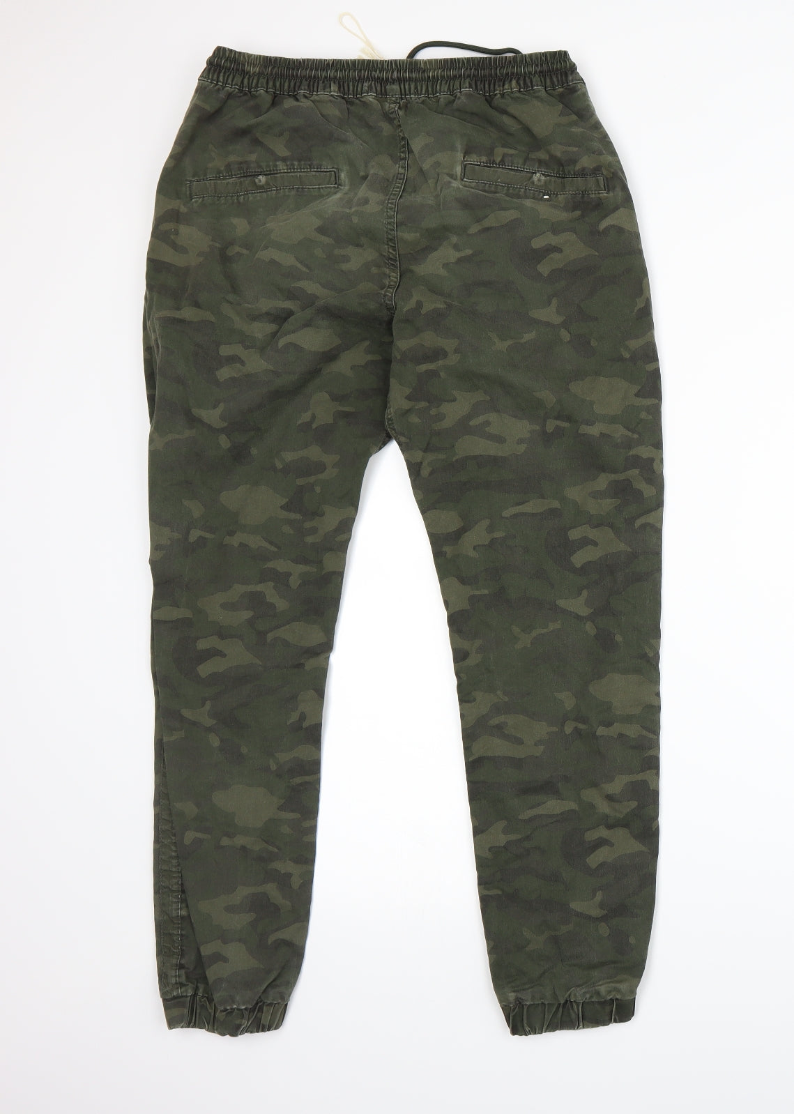 Pull&Bear Womens Green Camouflage  Tapered Jeans Size S L26 in