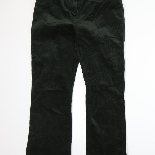 Marks and Spencer Womens Green   Straight Jeans Size 14 L28 in