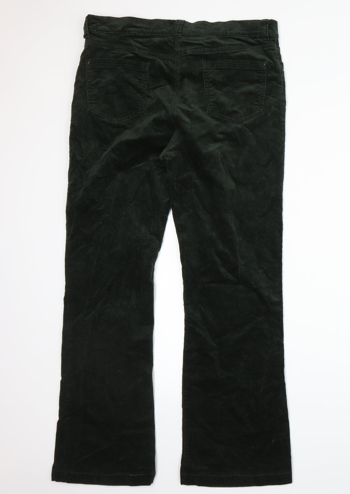 Marks and Spencer Womens Green   Straight Jeans Size 14 L28 in