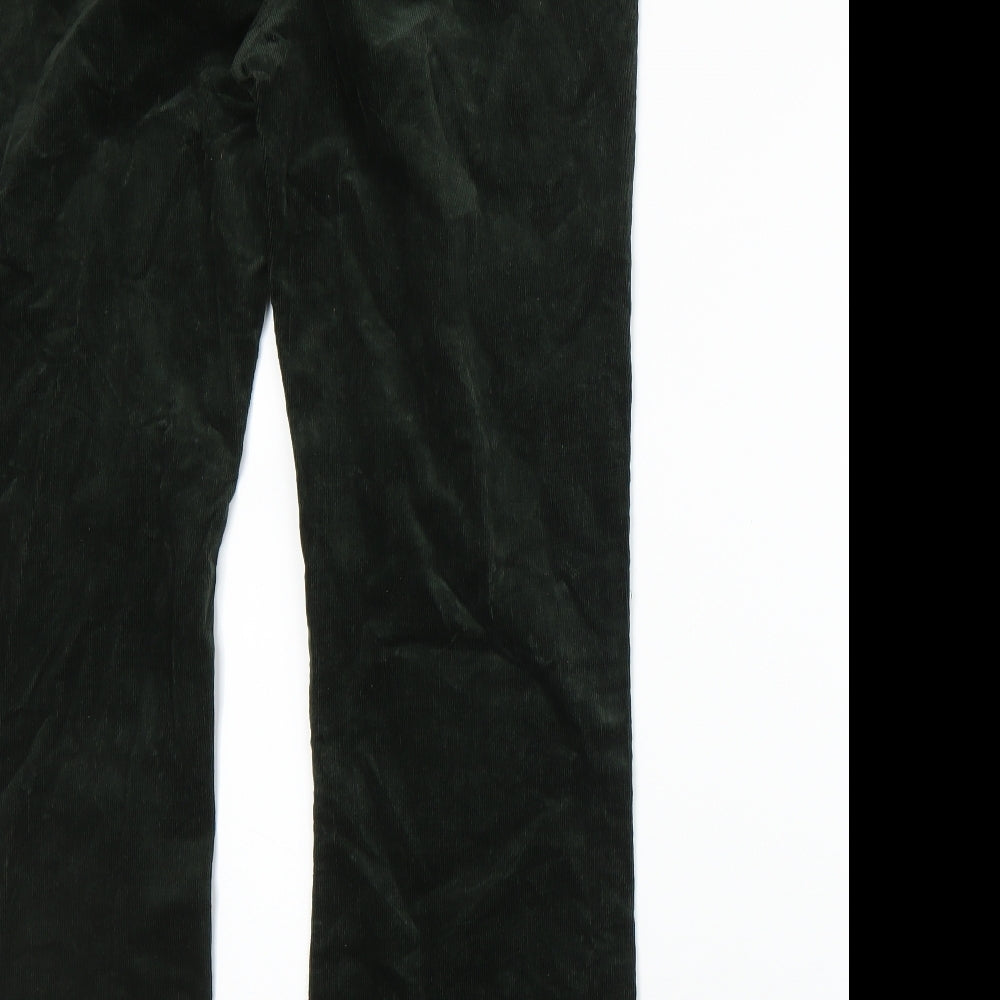 Marks and Spencer Womens Green   Straight Jeans Size 14 L28 in