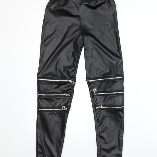 Preworn Womens Black    Leggings Size 4 L25 in