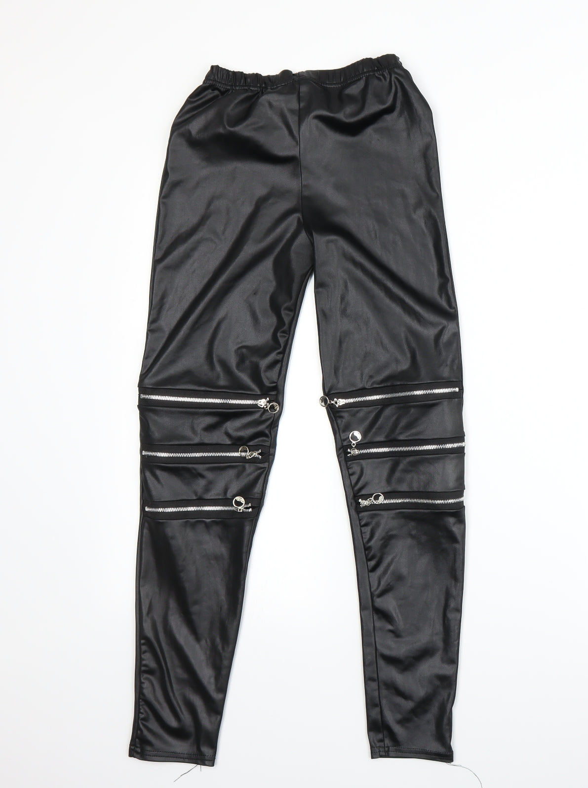 Preworn Womens Black    Leggings Size 4 L25 in