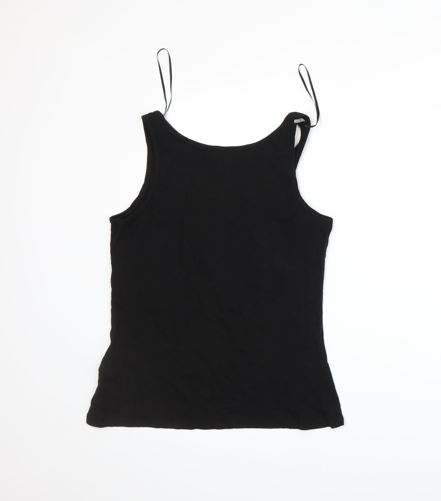 Be Beau Womens Black   Basic Tank Size 12