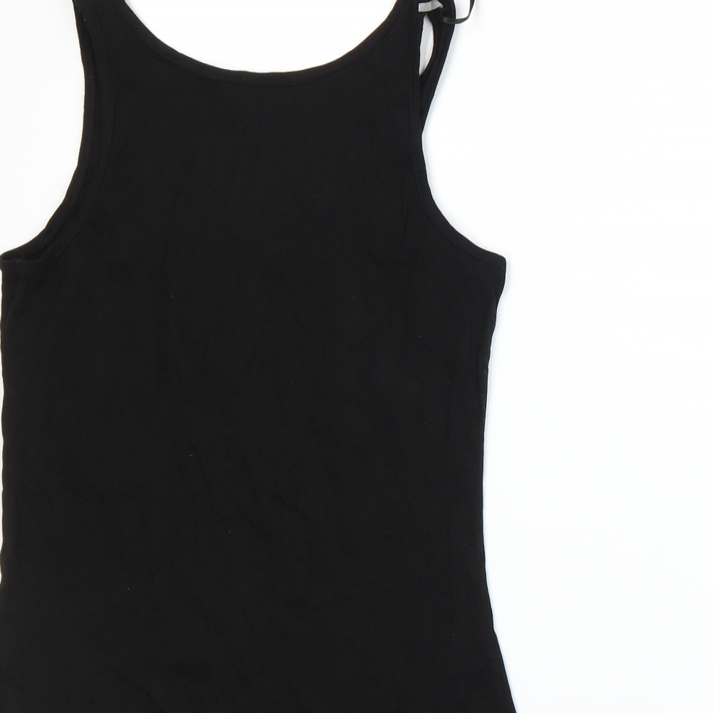 Be Beau Womens Black   Basic Tank Size 12