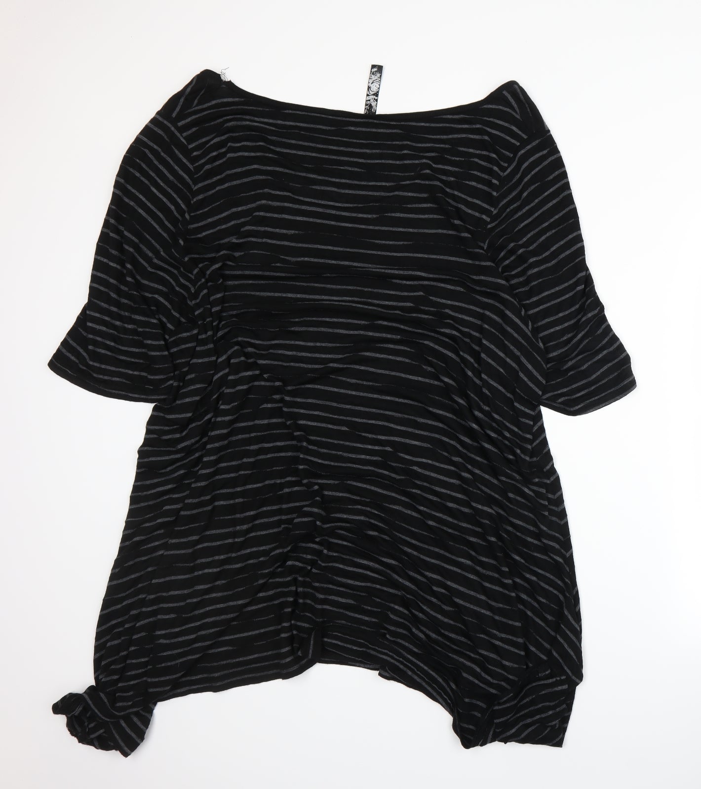 BHS Womens Black   Basic T-Shirt Size 26
