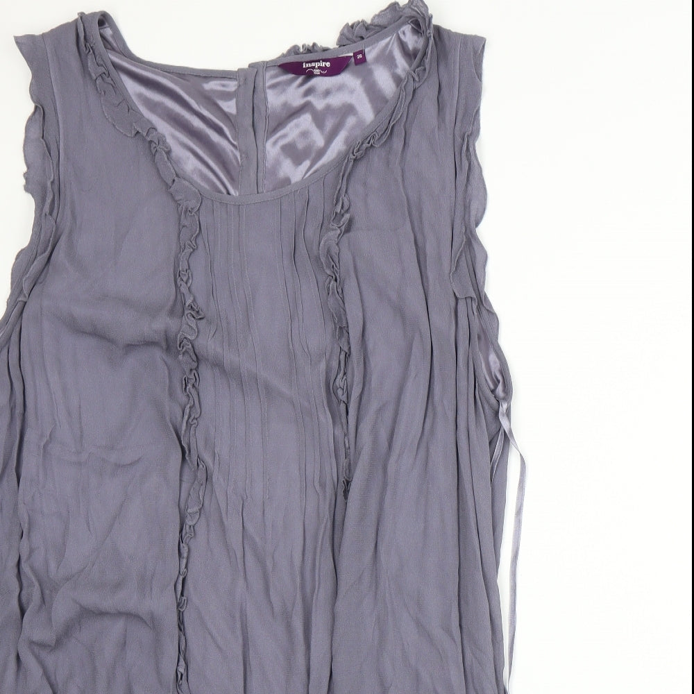 New Look Womens Purple   A-Line  Size 26