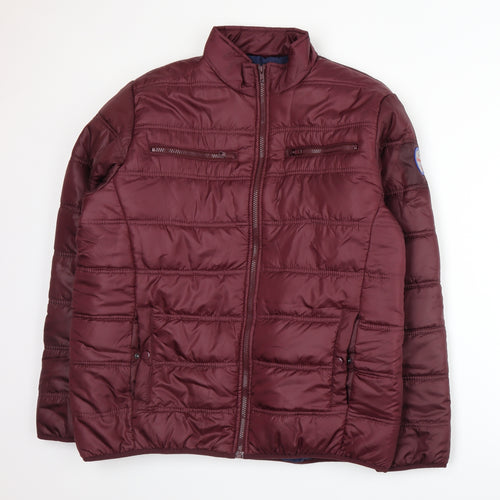 Atlas Mens Red   Puffer Jacket Jacket Size M