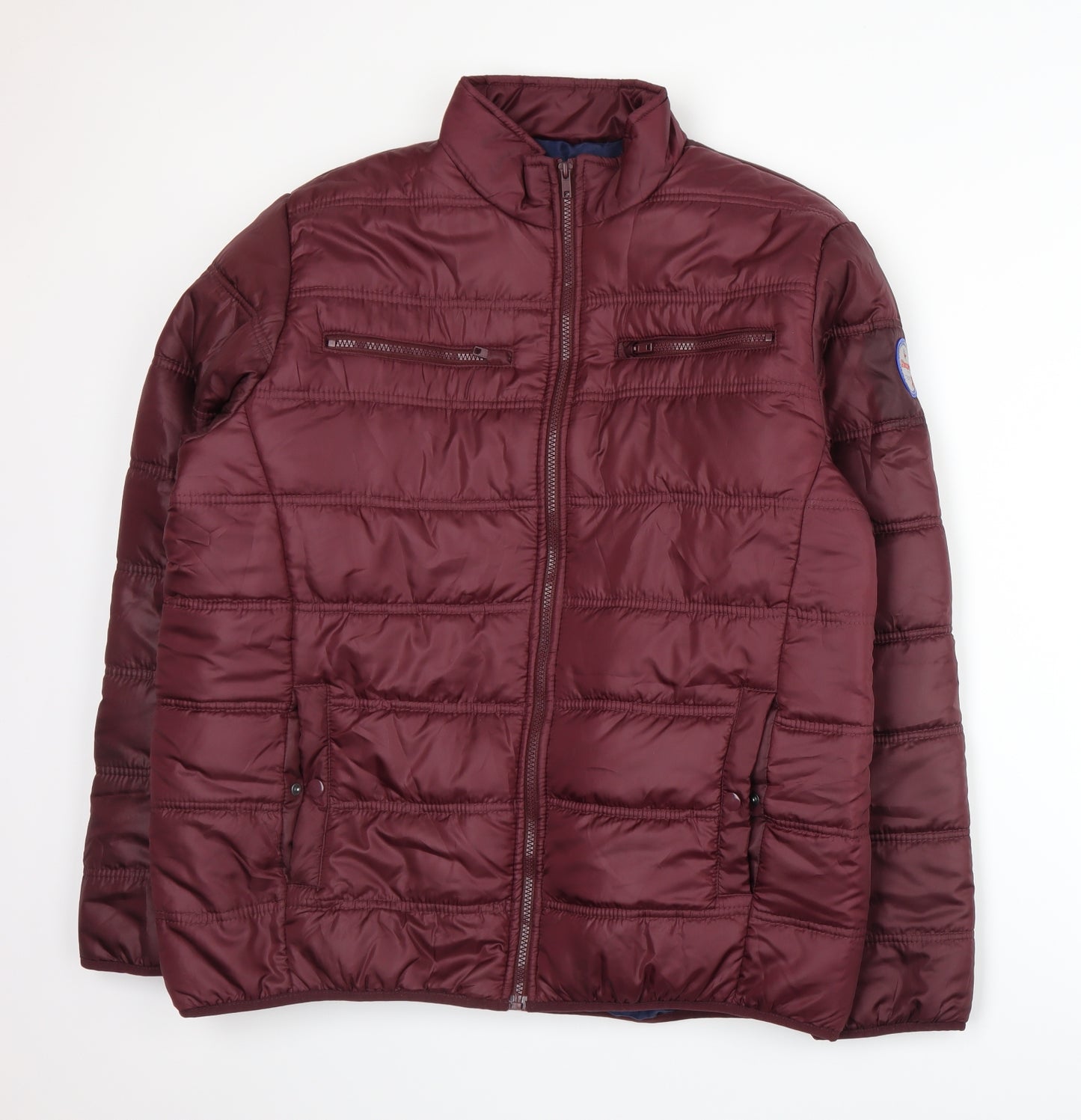 Atlas Mens Red   Puffer Jacket Jacket Size M