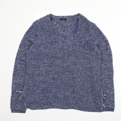 M&Co Womens Blue   Pullover Jumper Size 14