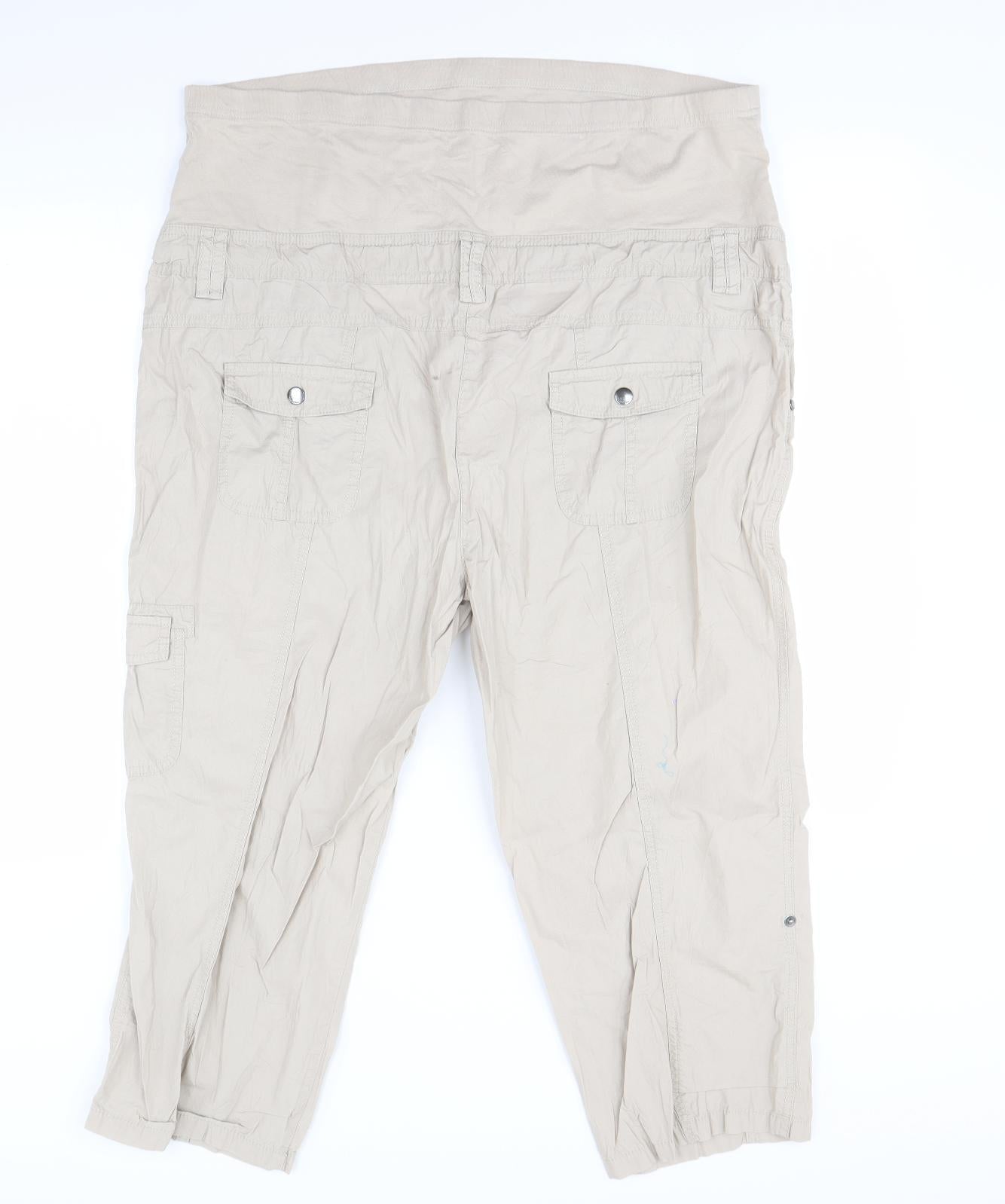 Yessica Womens Beige   Trousers  Size 20 L24 in
