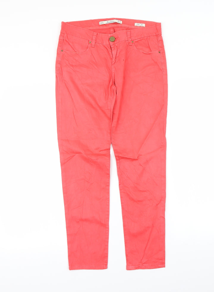 Preworn Womens Pink   Skinny Jeans Size 8 L27 in