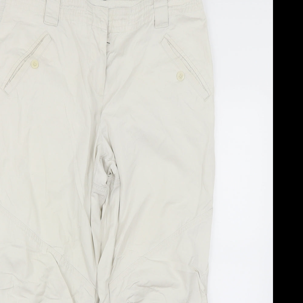Lindex Womens Ivory   Trousers  Size 14 L24 in
