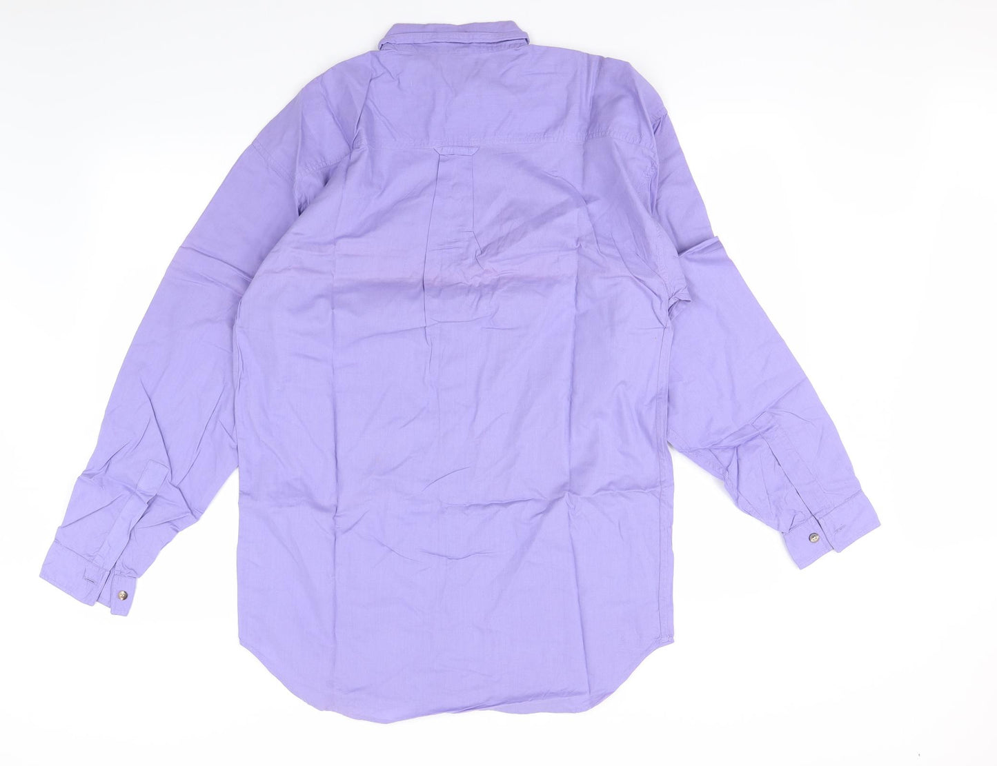 C&A Mens Purple    Dress Shirt Size S
