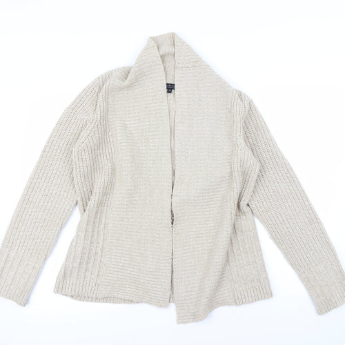 Debenhams Womens Beige   Cardigan Jumper Size 12