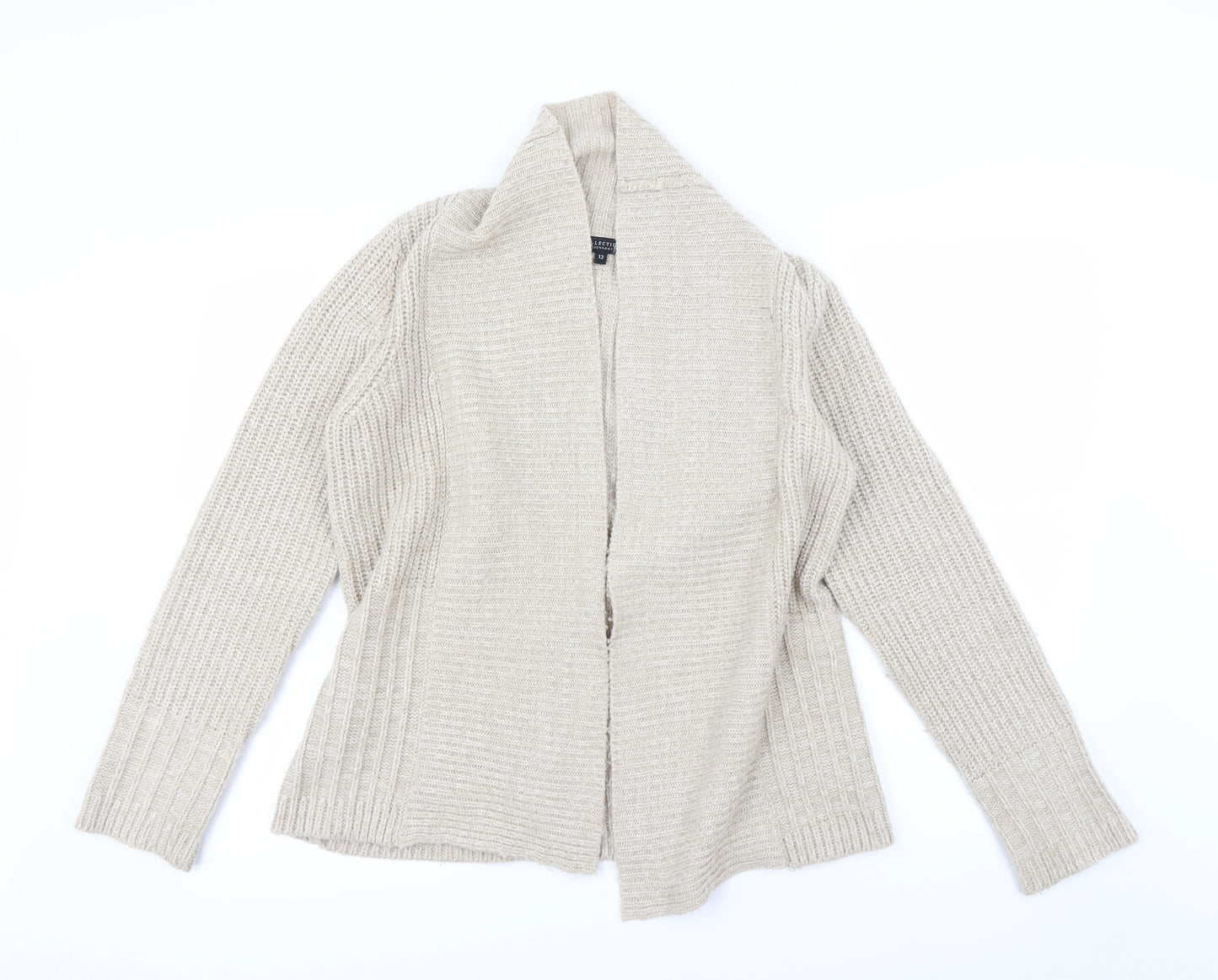 Debenhams Womens Beige   Cardigan Jumper Size 12