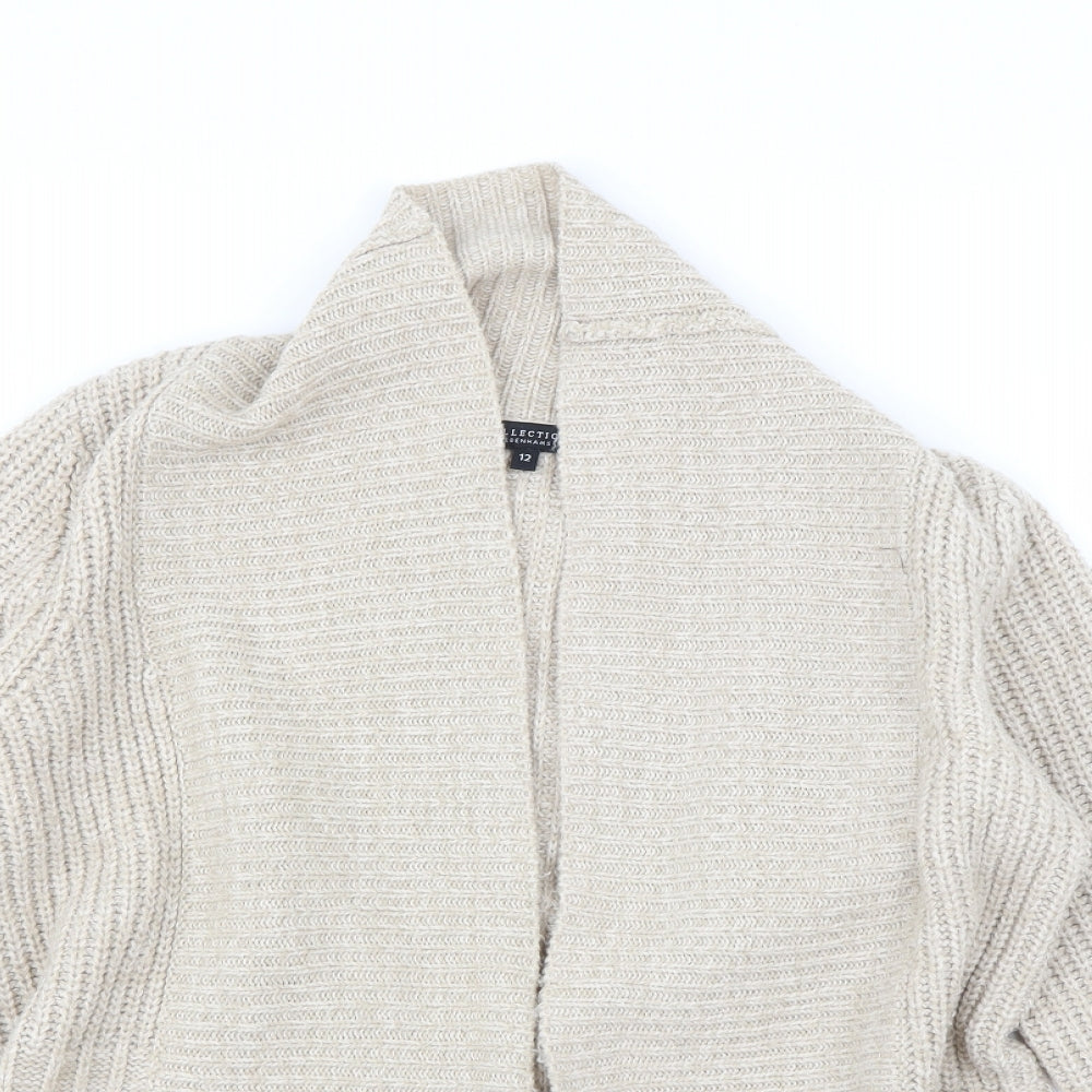 Debenhams Womens Beige   Cardigan Jumper Size 12
