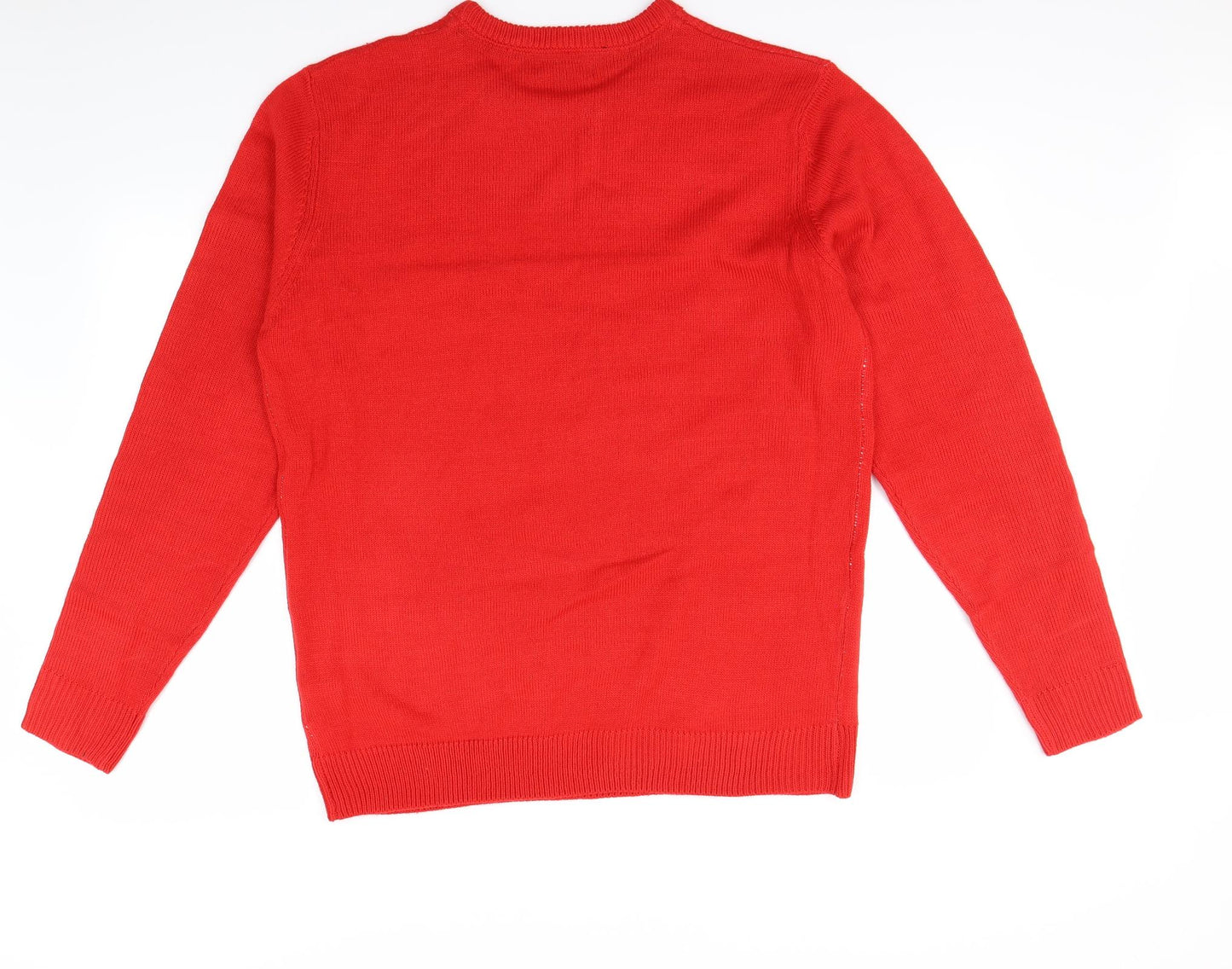 Studio Mens Red   Pullover Jumper Size XL