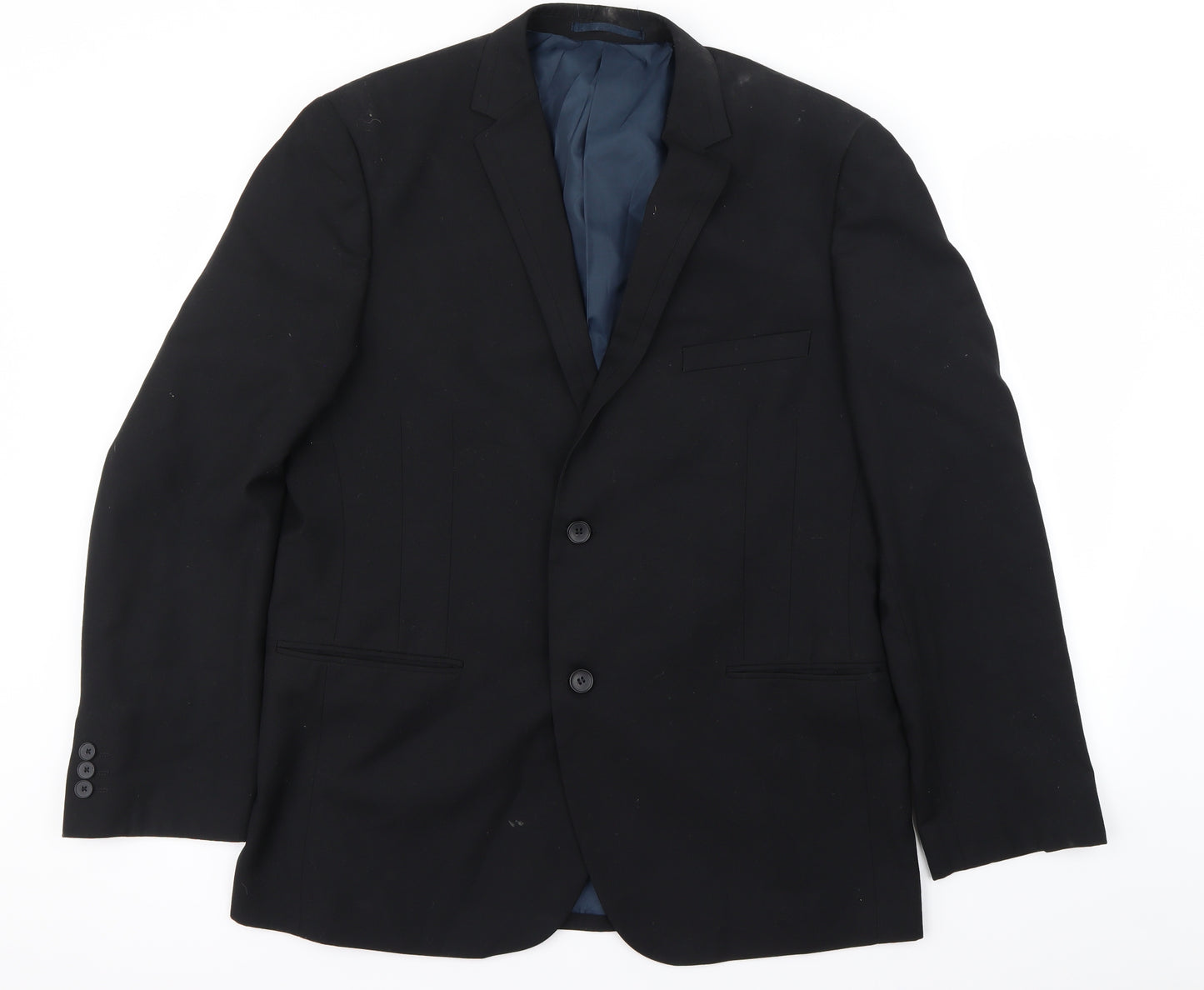 Preworn Mens Black   Jacket Blazer Size L