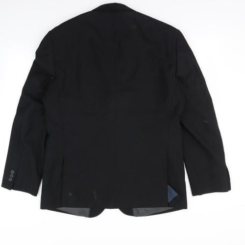 Preworn Mens Black   Jacket Blazer Size L