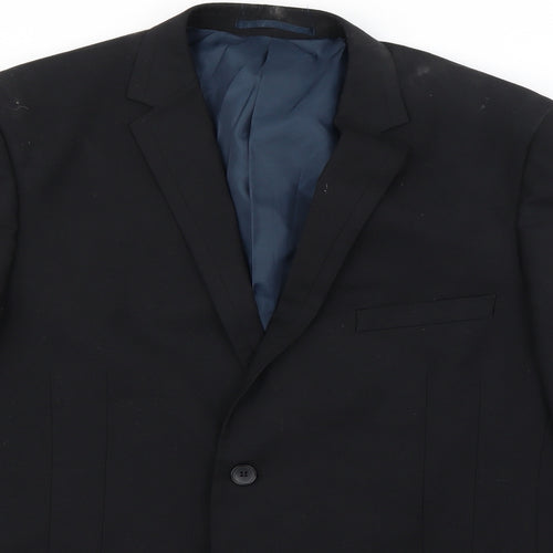 Preworn Mens Black   Jacket Blazer Size L