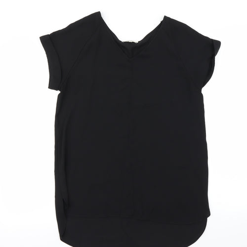 Papaya Womens Black   Basic Blouse Size 8