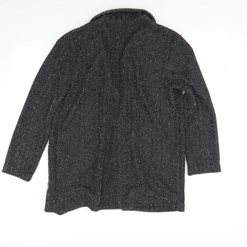 TU Womens Grey Polka Dot  Cardigan Jumper Size M