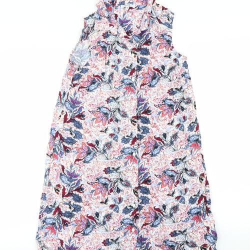 LH Womens Multicoloured Floral  Basic Button-Up Size 8