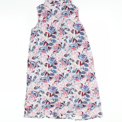 LH Womens Multicoloured Floral  Basic Button-Up Size 8