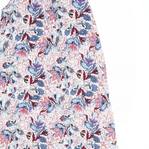 LH Womens Multicoloured Floral  Basic Button-Up Size 8