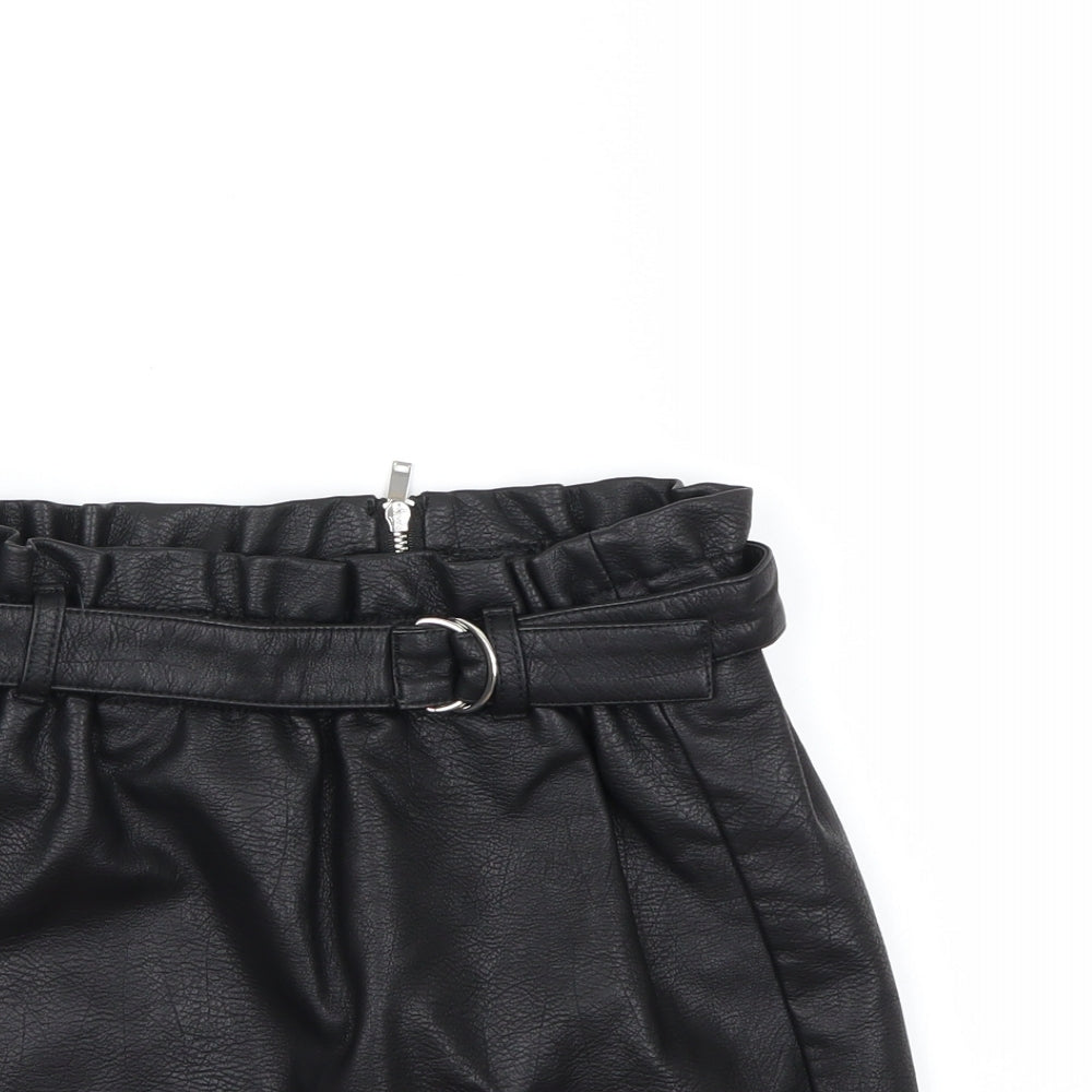 River Island Girls Black   Mini Skirt Size 10-11 Years