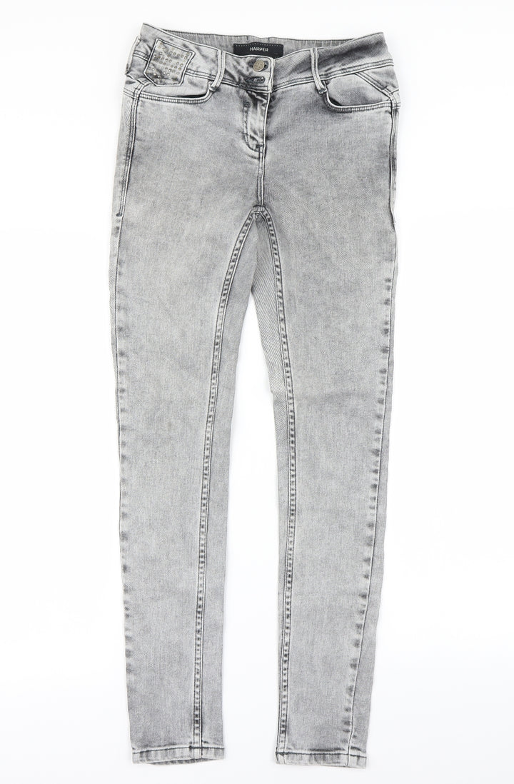 Harper Womens Grey Skinny Jeans Size 8 L30 in