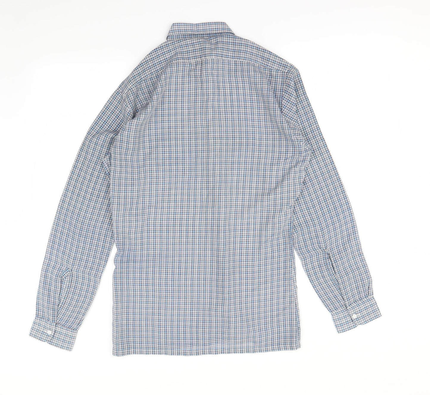 C&A Mens Multicoloured Check   Button-Up Size M