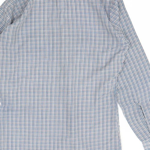 C&A Mens Multicoloured Check   Button-Up Size M