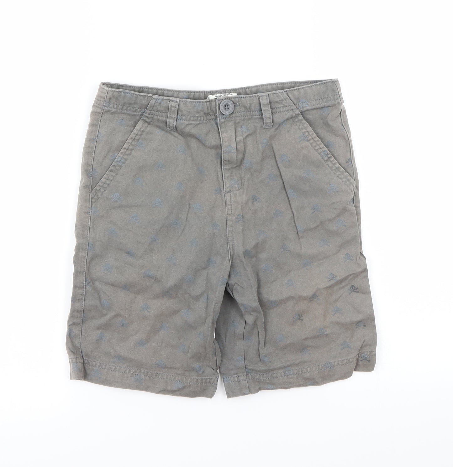 Ocean Pacific Boys Green Polka Dot  Cargo Shorts Size 10 Years
