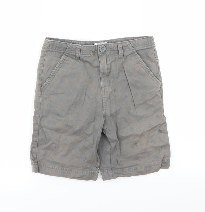 Ocean Pacific Boys Green Polka Dot  Cargo Shorts Size 10 Years