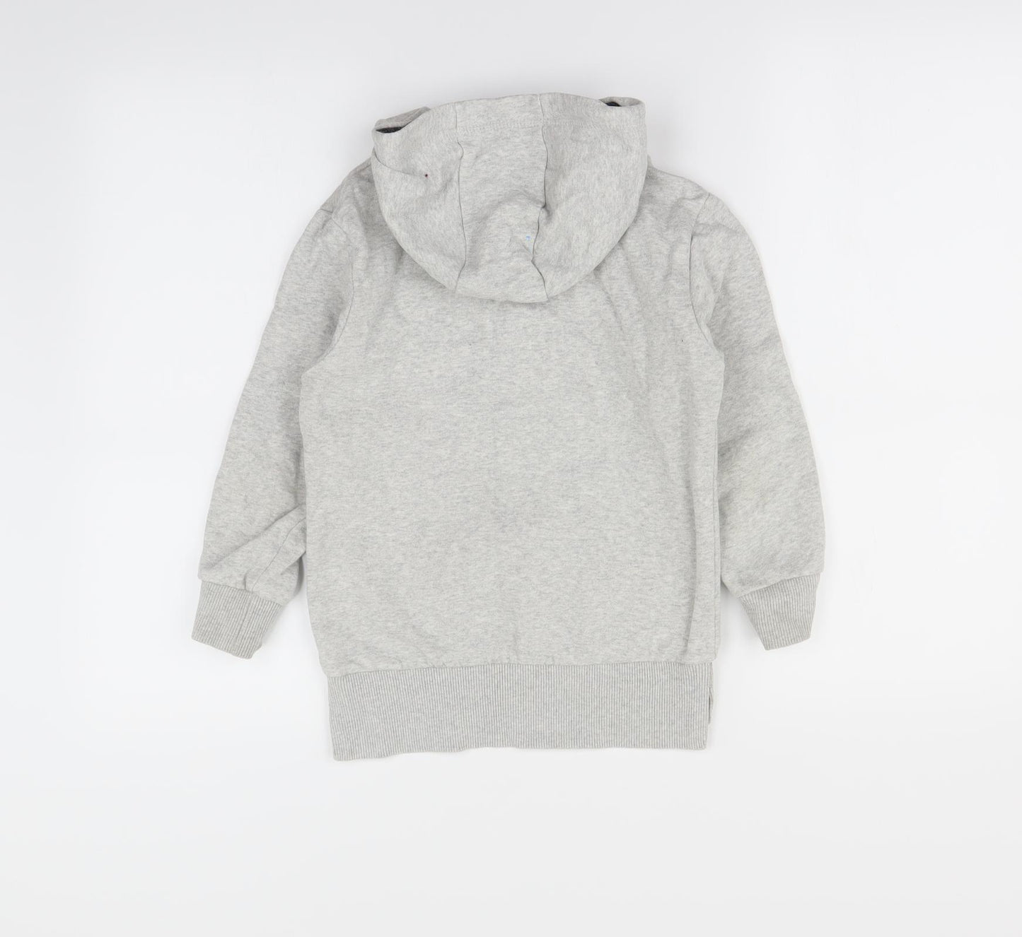 Preworn Boys Grey   Pullover Hoodie Size 7 Years