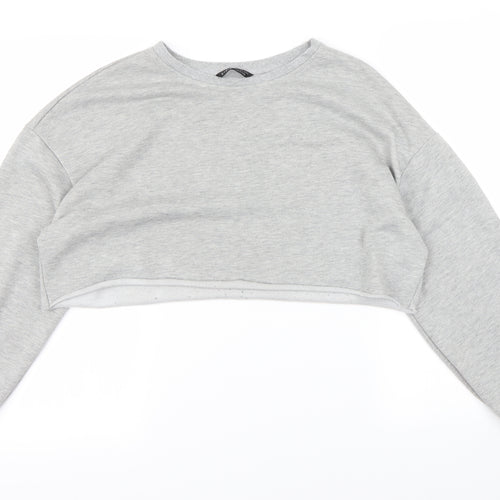 Shein  Womens Grey   Pullover Jumper Size L