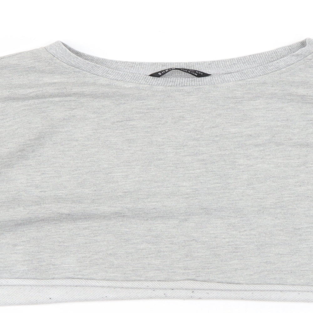 Shein  Womens Grey   Pullover Jumper Size L