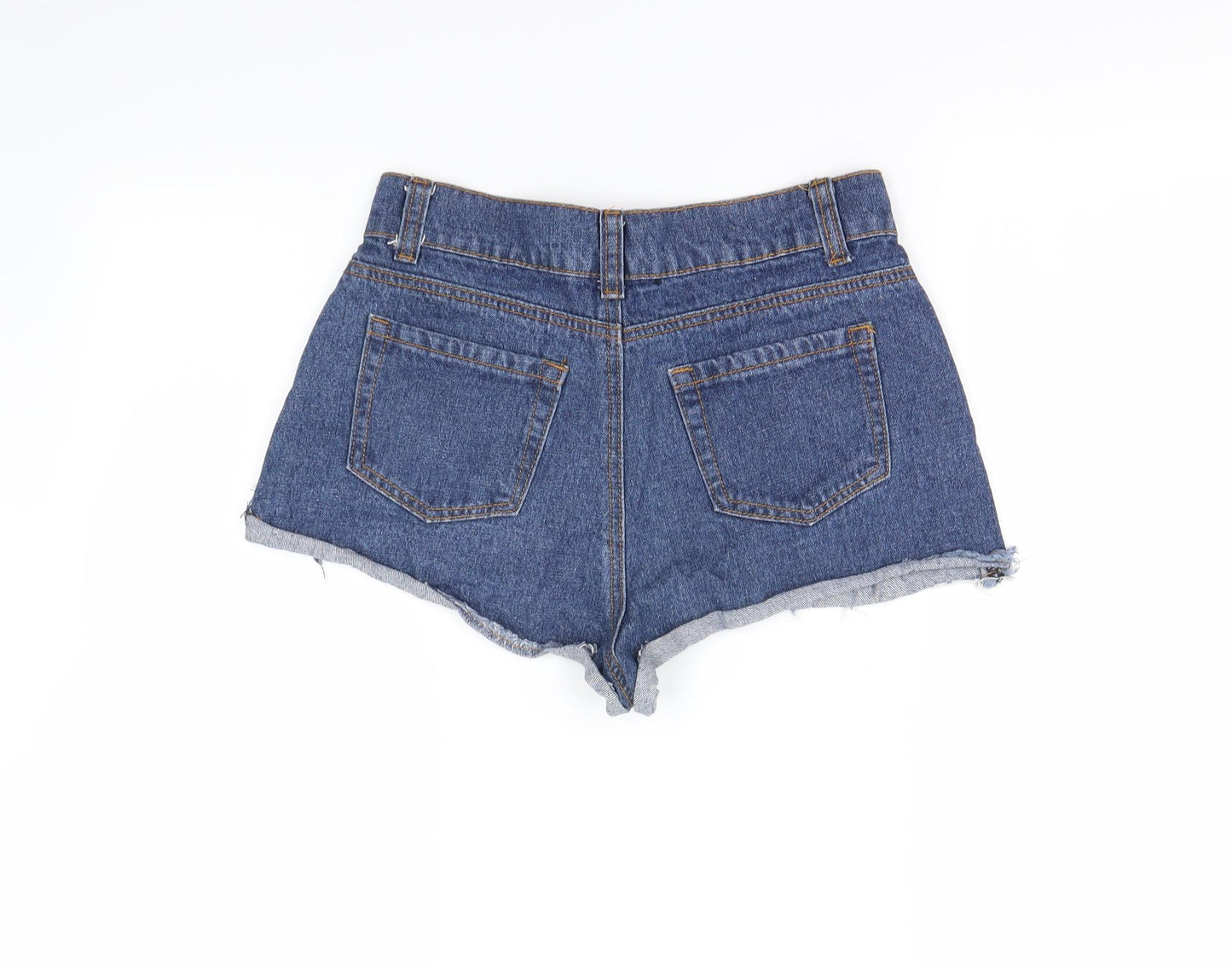 Pretty little thing Womens Blue   Cut-Off Shorts Size 8