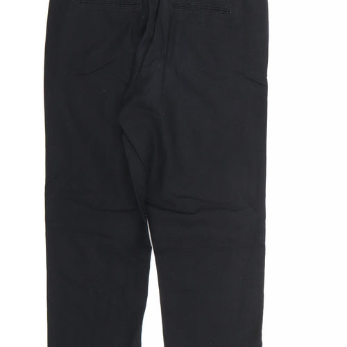 Marks and Spencer Womens Black   Dress Pants Trousers Size 8 L22 in