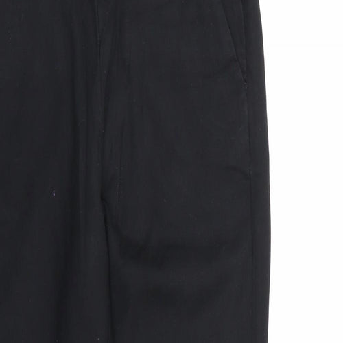 Marks and Spencer Womens Black   Dress Pants Trousers Size 8 L22 in