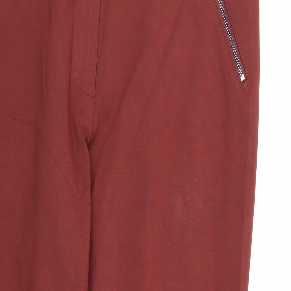 George Womens Brown  Rayon Trousers  Size 18 L26 in